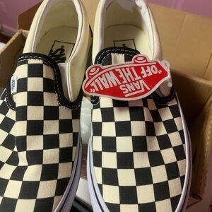 Vans Checkerboard Slip-On Shoes